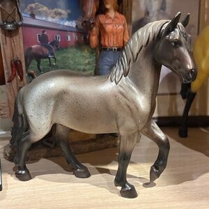 Breyer Model Horse - Grey draft horse